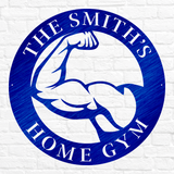Flexing Bicep Gym Sign
