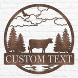 Cow Outdoor Monogram