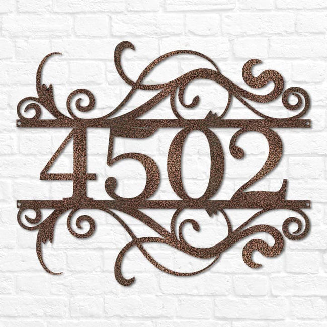 House Number Sign, Metal Address Sign