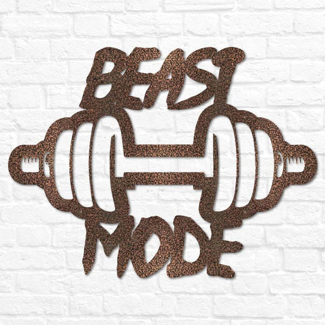 Beast Mode Sign | Gym Sign | Fitness Center Sign– Lakeshore Metal Decor
