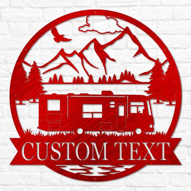 camper logo Motor Home RV Outdoor Monogram