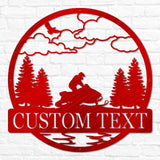 Snowmobile Outdoor Monogram