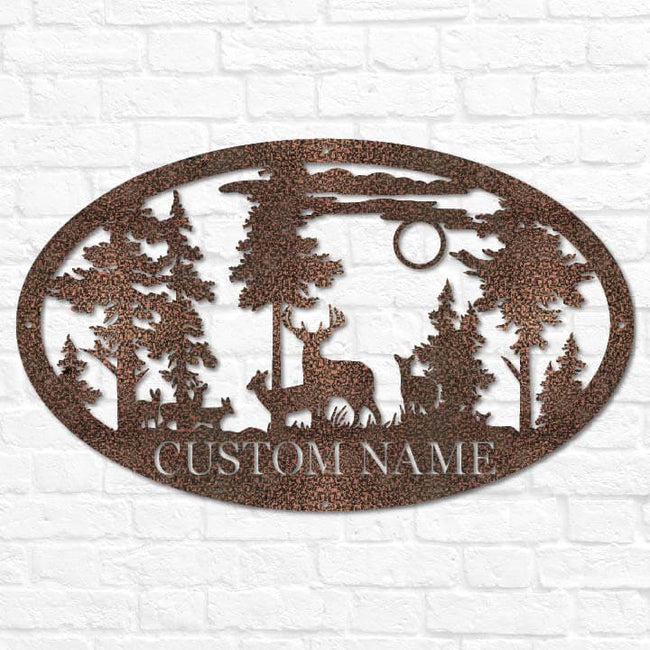 SmartCows - Targa Decorativa In Metallo 20,3 X 30,5 Cm - Scritta 'Gone Hunting, Back Soon To Go Fishing' - Decorazione Da Parete Retrò Per Camper, Bar, Garage