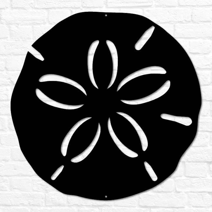 Sand Dollar Decor Metal Sand Dollar Coastal Decor Nautical Decor