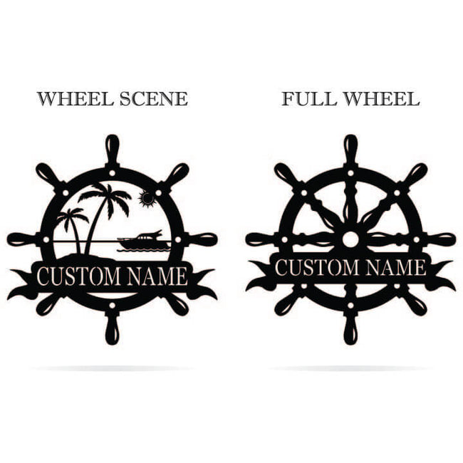 Yacht Wheel Monogram